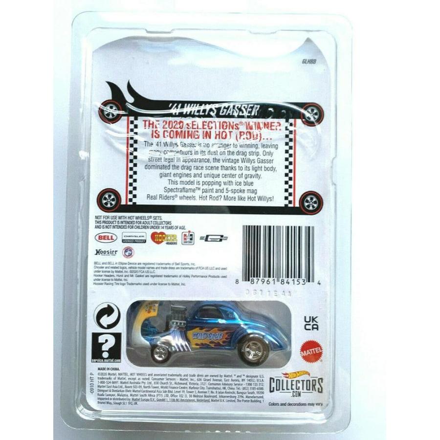 正規品値引き DieCast Hot Wheels ´41 Willys Gasser - RLC Exclusive [Blue] 1:64 Scale