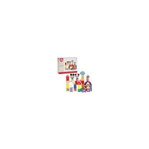 偉大な Disney Wooden Toys Mickey Mouse & Friends Block Set， 28-Piece Set Includes