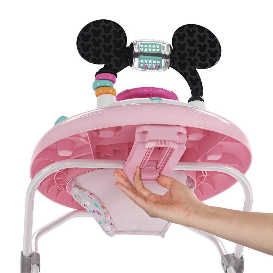 オンライン販促品 Disney Baby Minnie Mouse 2-in-1 Forever Besties Baby Walker - Easy Fold Fra