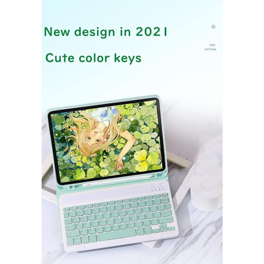 今年も話題の Keyboard Case for iPad Mini 6th Generation Cute Color Keyboard iPad Mini 6