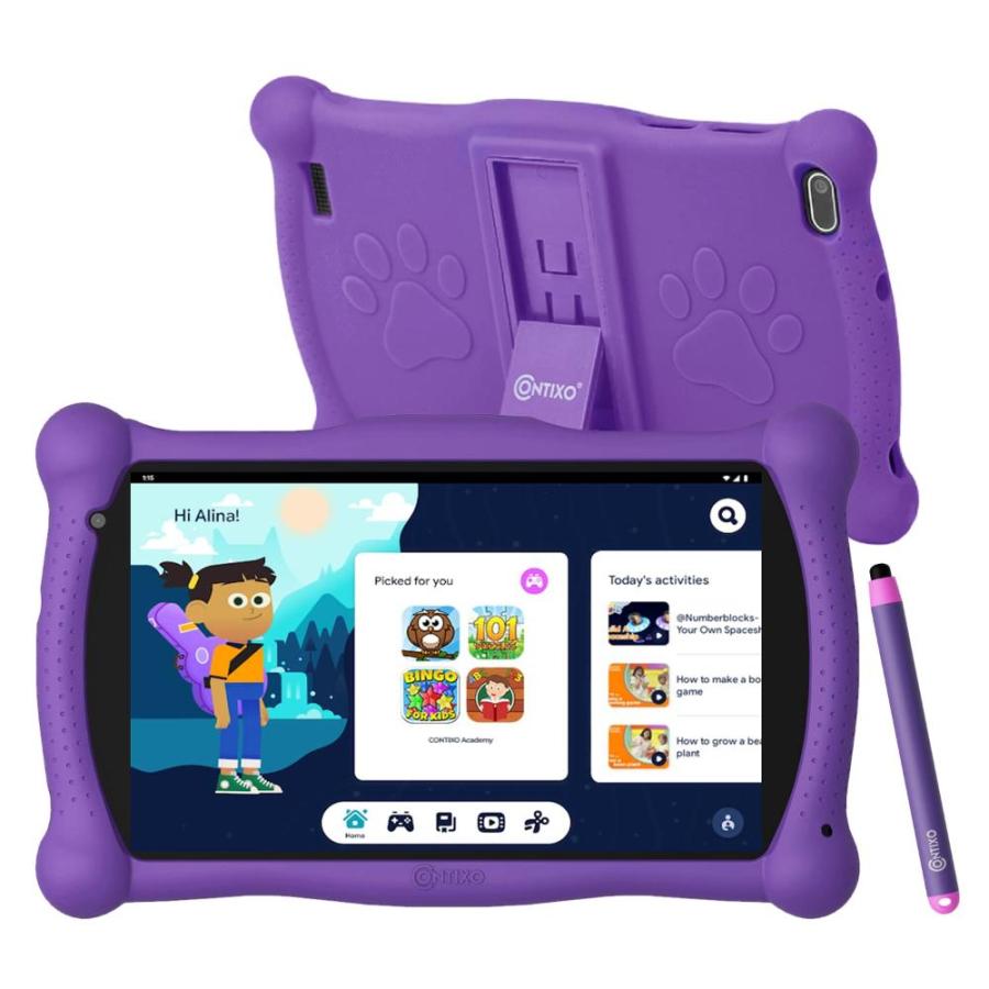 人気特価激安 Contixo Kids Tablet V10， 7-inch HD， Ages 3-7， Toddler Tablet with Camera， P