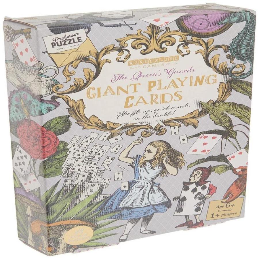 有名なブランド Professor Puzzle The Queen’s Guard Giant Playing Cards - Alice in Wonderlan