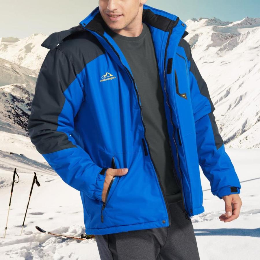 販売注文 TACVASEN Men´s Winter Jacket Waterproof Windbreaker Skiing Hiking SoftShell