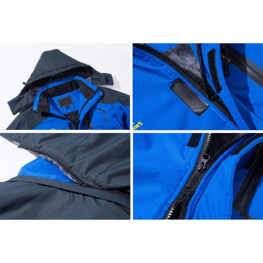 販売注文 TACVASEN Men´s Winter Jacket Waterproof Windbreaker Skiing Hiking SoftShell