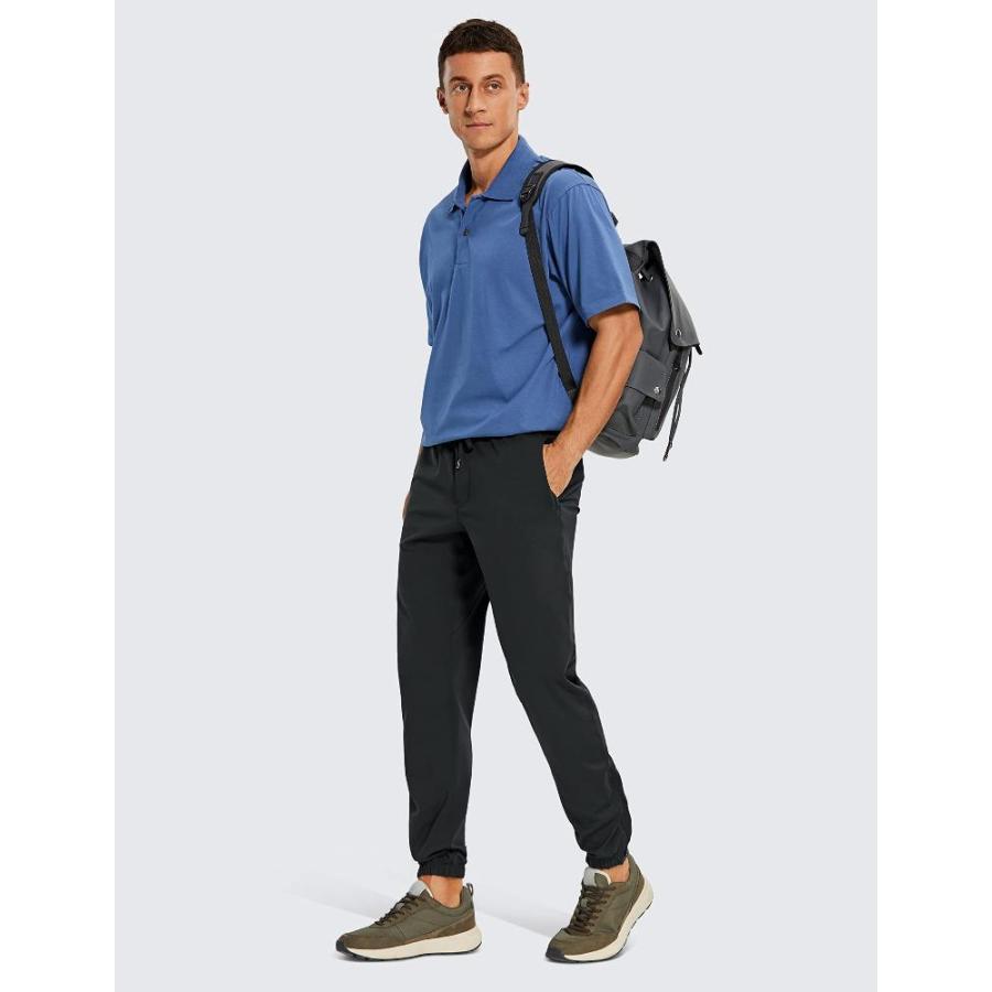 CRZ YOGA Mens 4-Way Stretch Golf Joggers with Pockets 30 - Work Sweatpants  - シューズ