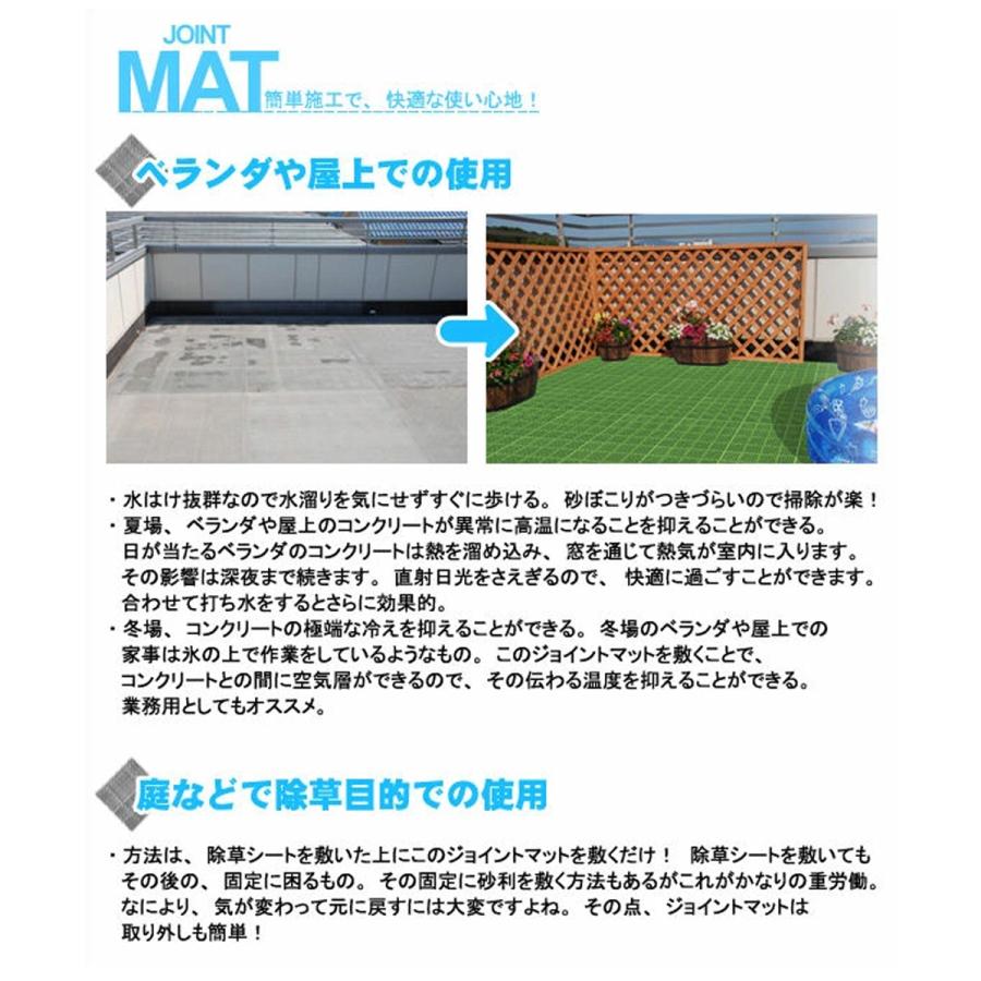 水切りユニット 30×30cm 1枚 | 屋外 ジョイントマット ベランダ マット 玄関 ジョイント 玄関マット ガーデニング テラス 屋外マット 屋上 リフォーム |  | 04