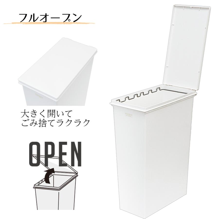 ゴミ箱 分別 45 スマートペール 45L ふた付き セット PROPRETE ×e-LABO