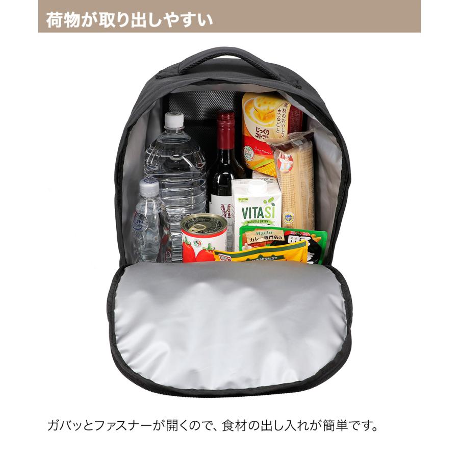 保冷フルオープン リュック 20L keepie | ベストコ 保冷 りゅっく 保冷