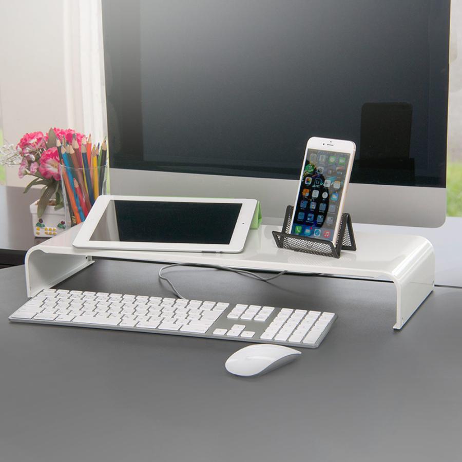 PCラック 54cm | 収納 パソコン モニター台 パソコンラック 卓上