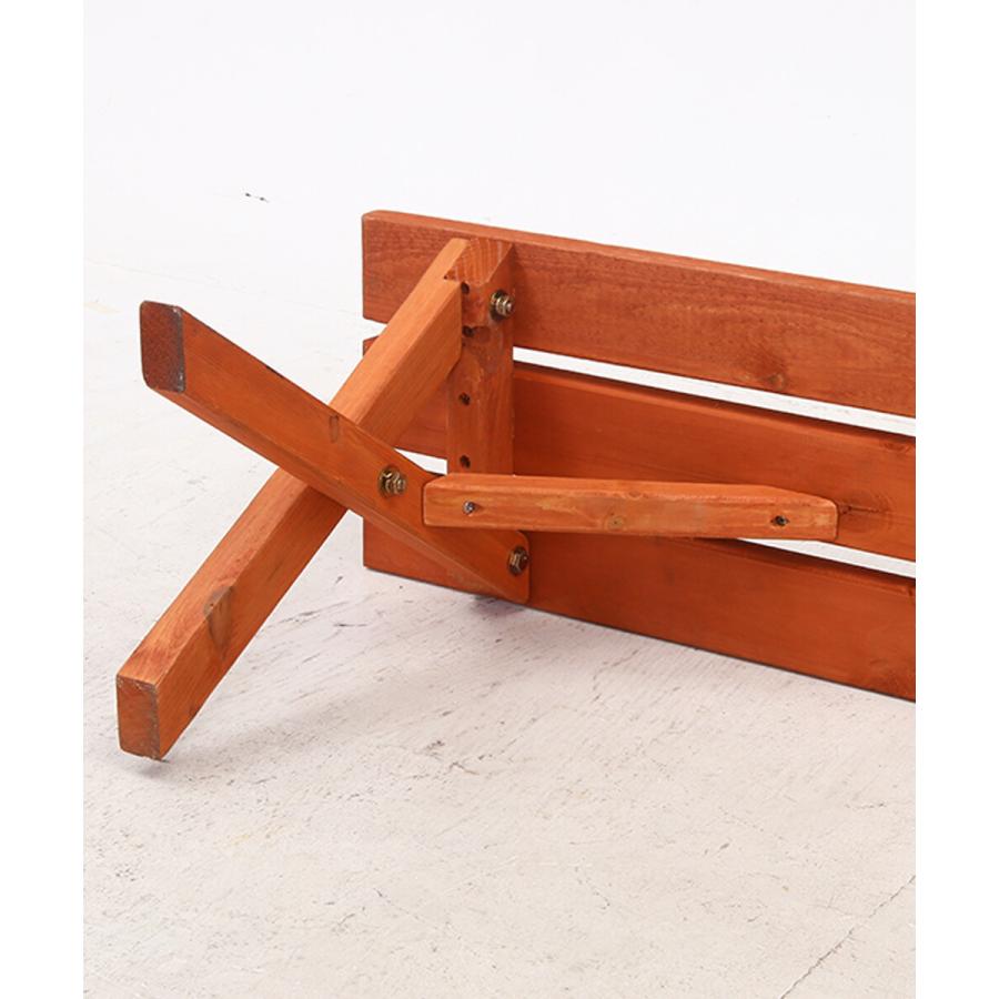 バーベキュー テーブル 120 ×72cm ベンチ セット 天然木 コンロベース