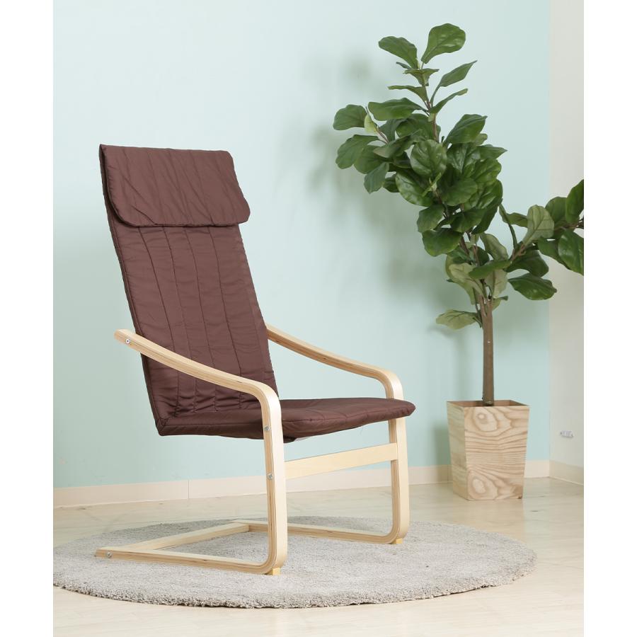 リラックスチェアー スリム 組立式 不二貿易 | チェアー チェア 椅子