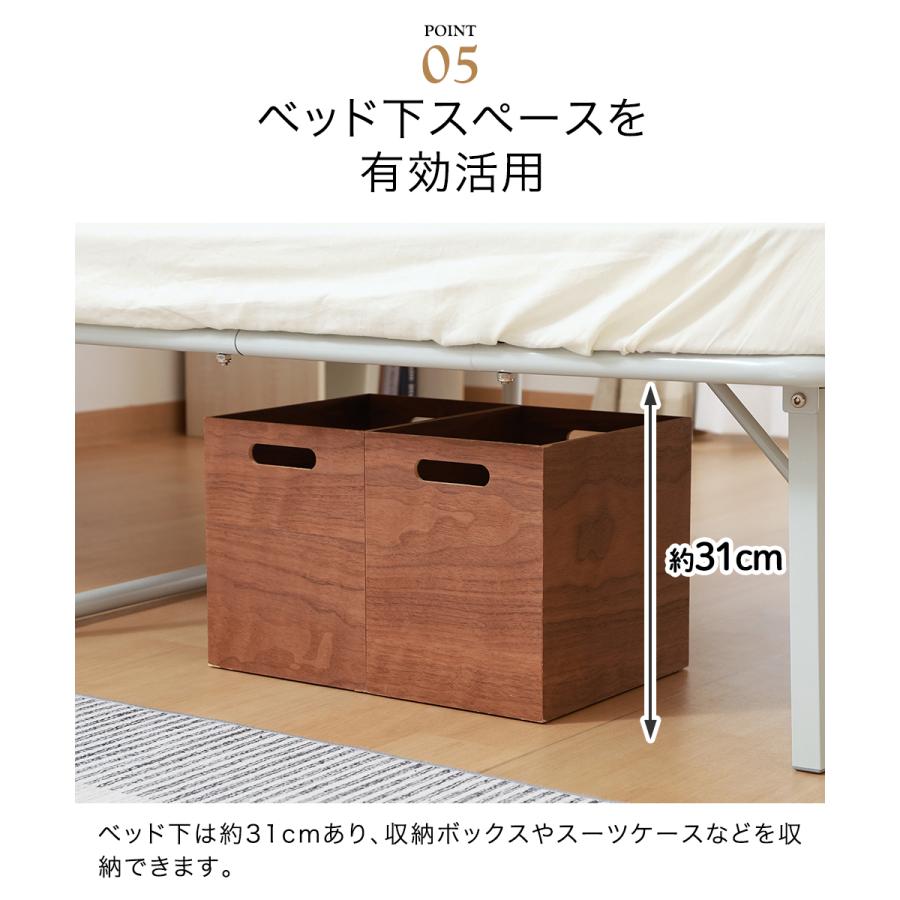 工具不要 折りたたみパイプベッド シングルサイズ easy 不二貿易 | ベッド シングル フレーム ベッドフレーム ベット 脚付きベッド シングルベッド おしゃれ |  | 05