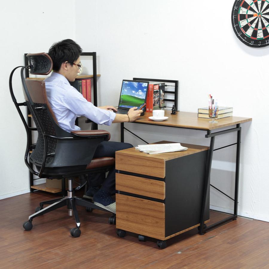 不二貿易 ワークデスク 120×60×75cm ブックスタンド付き 組立品 BE