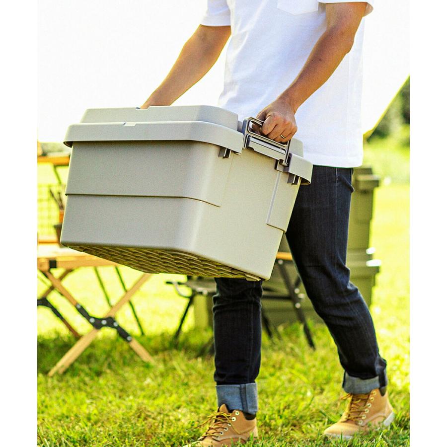 リス スタッキング トランクカーゴ 収納BOX 50L 4個セット TC-50S