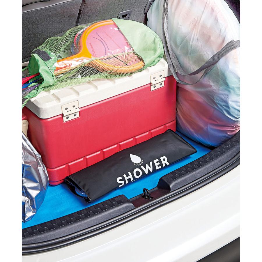 防災グッズ 小さく保存！ストッパー付シャワーバッグ 20L | ポータブル