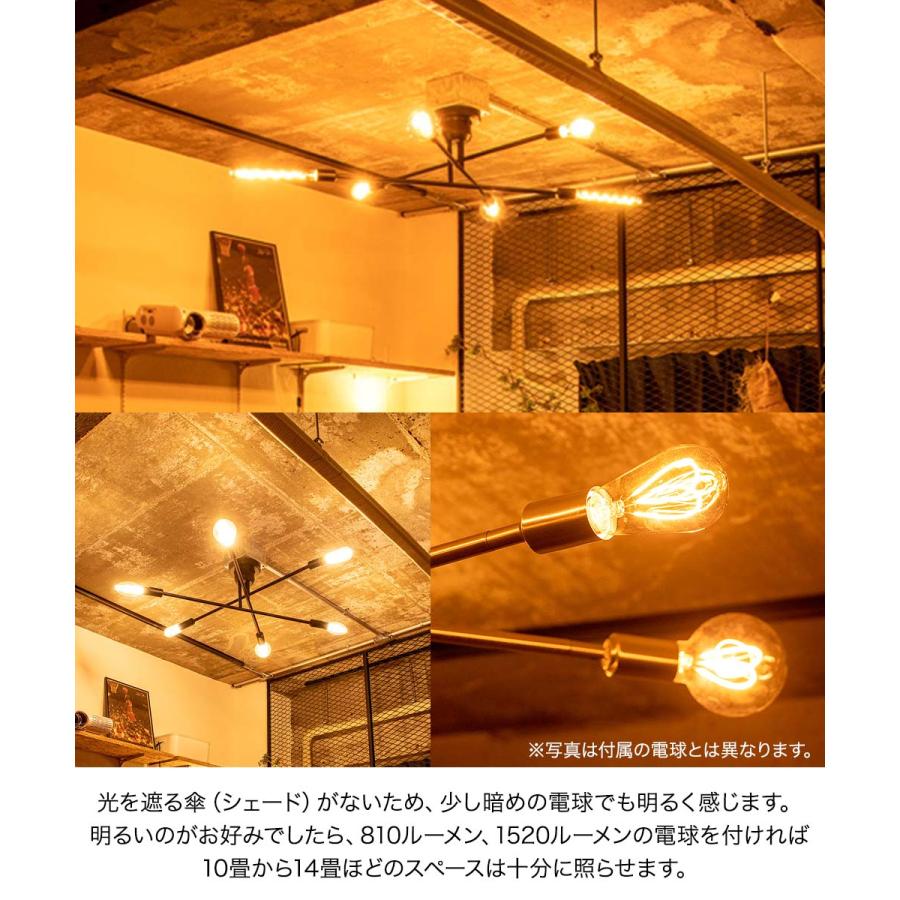 TIC シーリングライト 6灯タイプ LED電球ホワイト付き 天井 照明器具