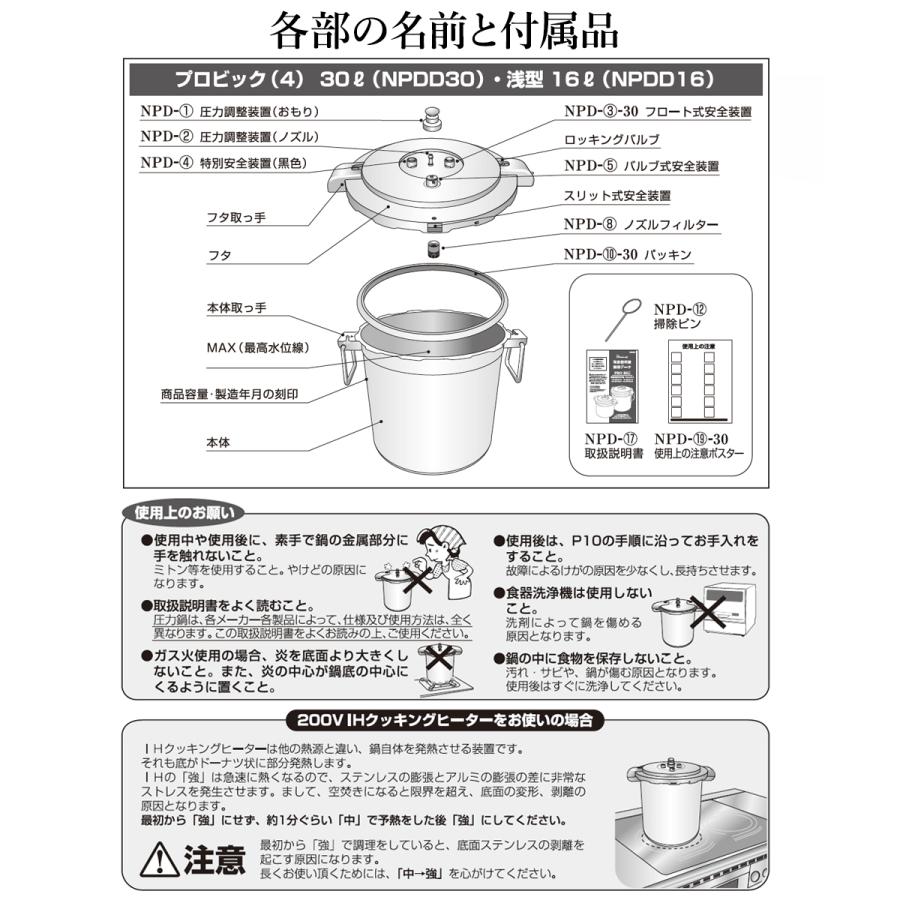 圧力鍋 業務用 大容量 両手圧力鍋 30L Pro Big4 ワンダーシェフ | プロ