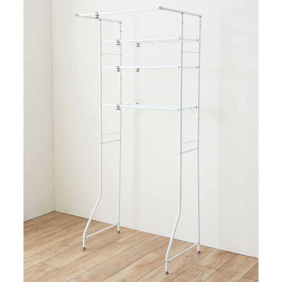 爆買 ランドリーラック 3段 L-5 平安伸銅工業 | 洗濯機ラック おしゃれ