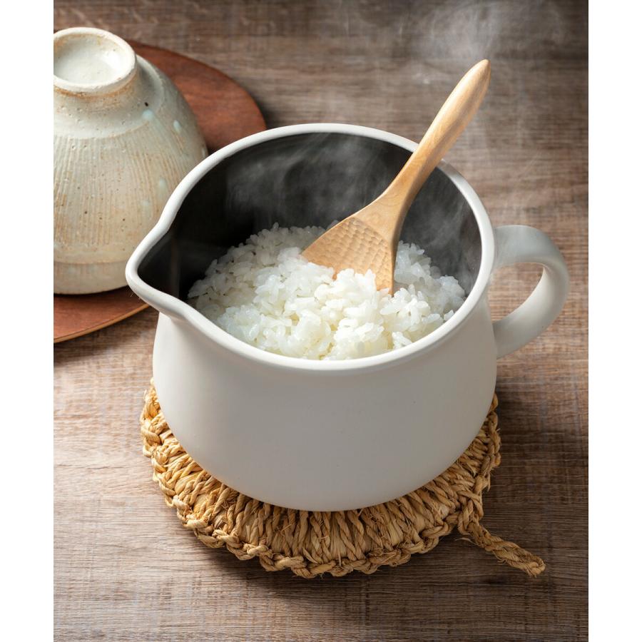 ギュッとポット 電子レンジ無水調理鍋 ホワイト グリーン ブルー 4355