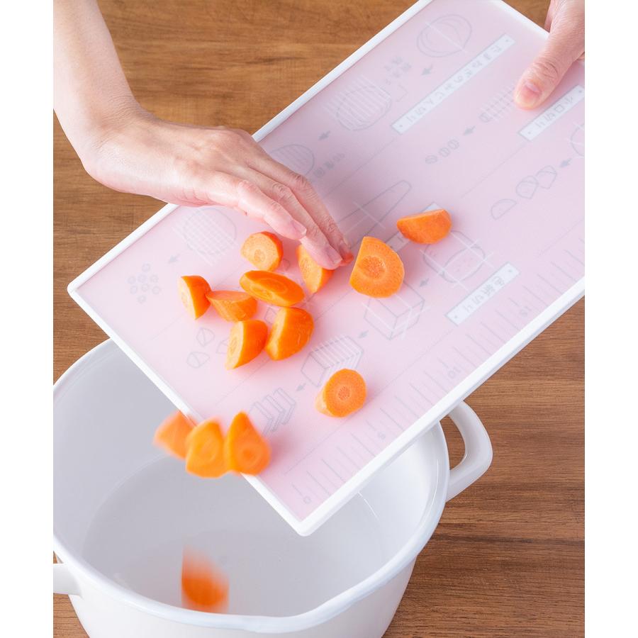 まな板 抗菌 食洗機対応 切り方が分かる カッティングボード LS1573 leye オークス | 日本製 便利 抗菌まな板 おしゃれ 国産 まないた 俎板 エストラマー 食洗機 |  | 01