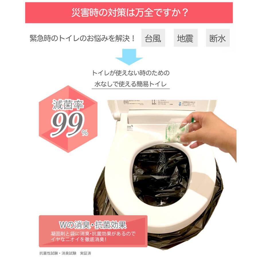 非常用 防災 簡易トイレ 5回分セット SMT-5 明和グラビア | 簡易