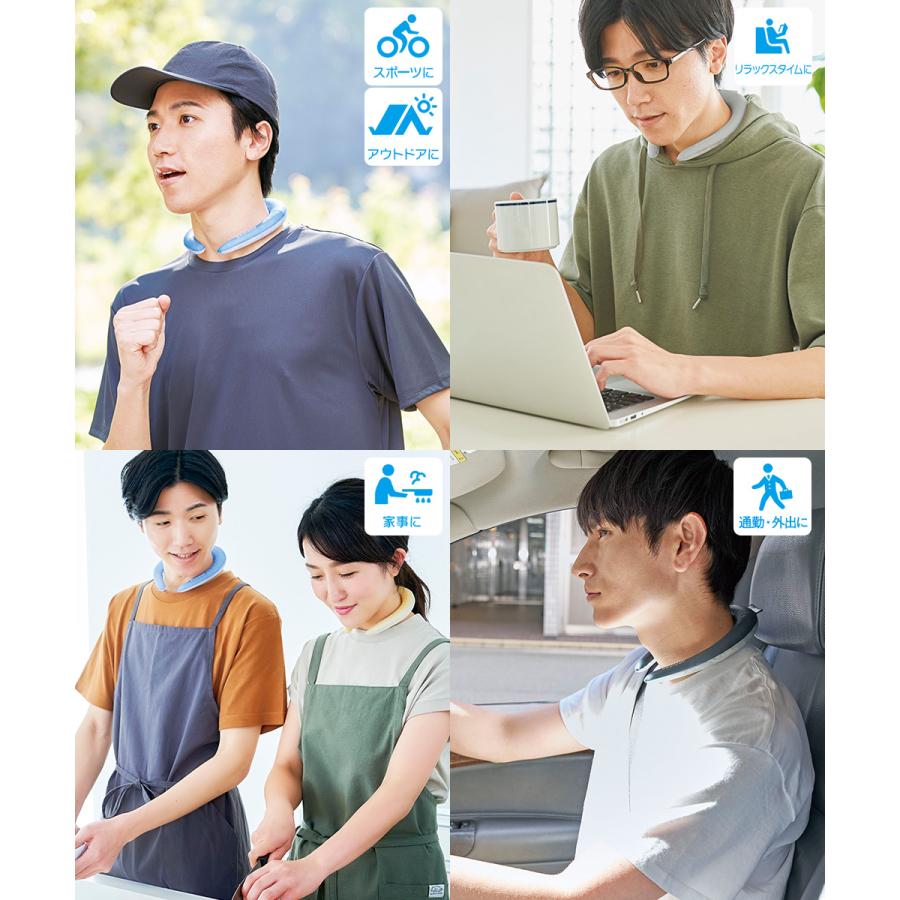 ネッククーラー COOLOOP アイスネックリング Lサイズ 男女兼用 子供 冷却グッズ コジット | バンド クーラー リング 暑さ対策 首 冷感 ひんやり メンズ |  | 02