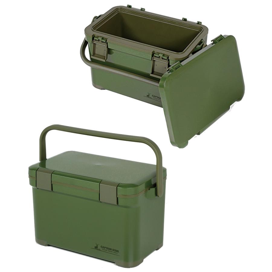 クーラーボックス 20L ジャングルクーラー オリーブ CAPTAIN STAG UE