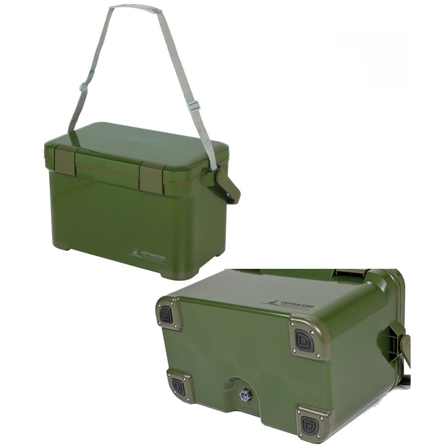 クーラーボックス 20L ジャングルクーラー オリーブ CAPTAIN STAG UE