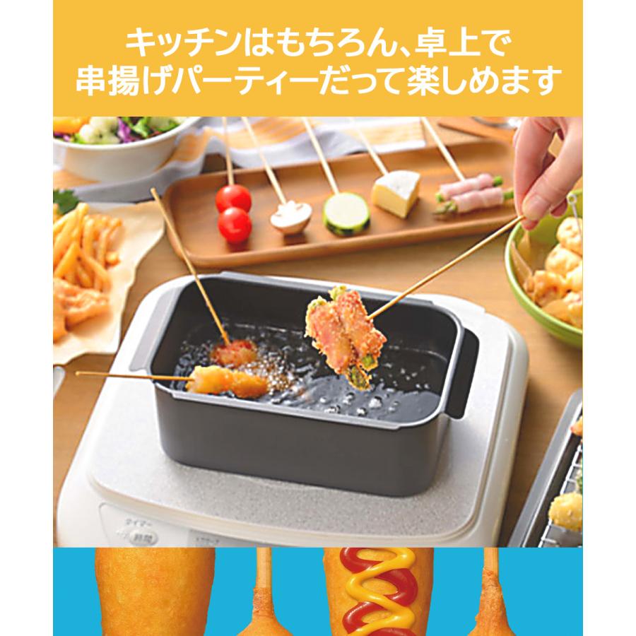 天ぷらSサイズ 富士ホーロー 角型天ぷら鍋 TP-20K FUJIHORO | キッチン