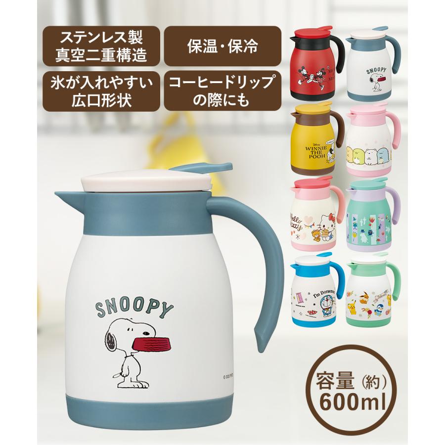 保温 ・ 保冷 ステンレス 卓上ポット 600ml VSP6 スケーター | 保温ポット 保冷ポット ステンレス テーブルポット リビングポット 卓上 ポット 魔法瓶 |  | 01