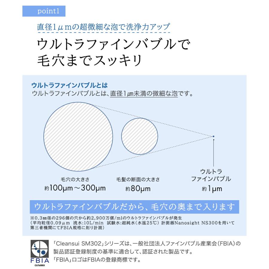 浄水器メーカーが作った シャワーヘッド クリンスイ 日本製 SM302 浄水
