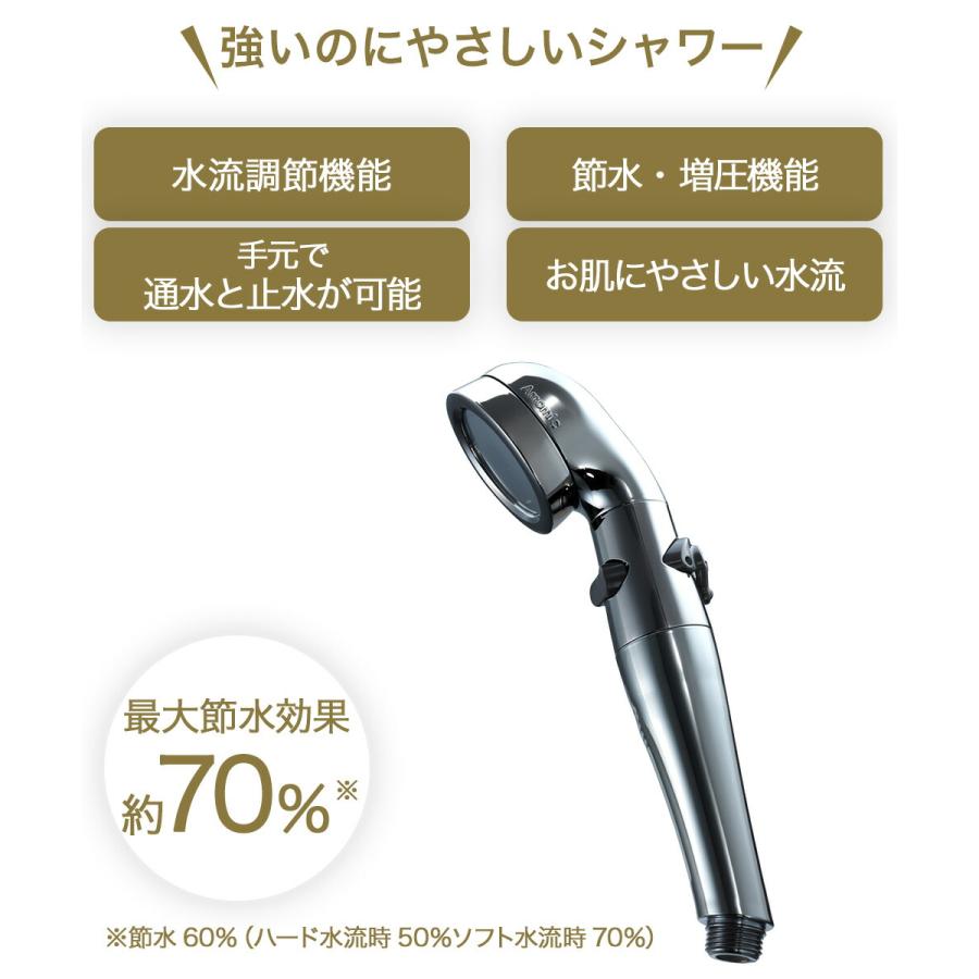 Arromic アラミック 節水シャワープロ・プレミアム シャワーヘッド ST