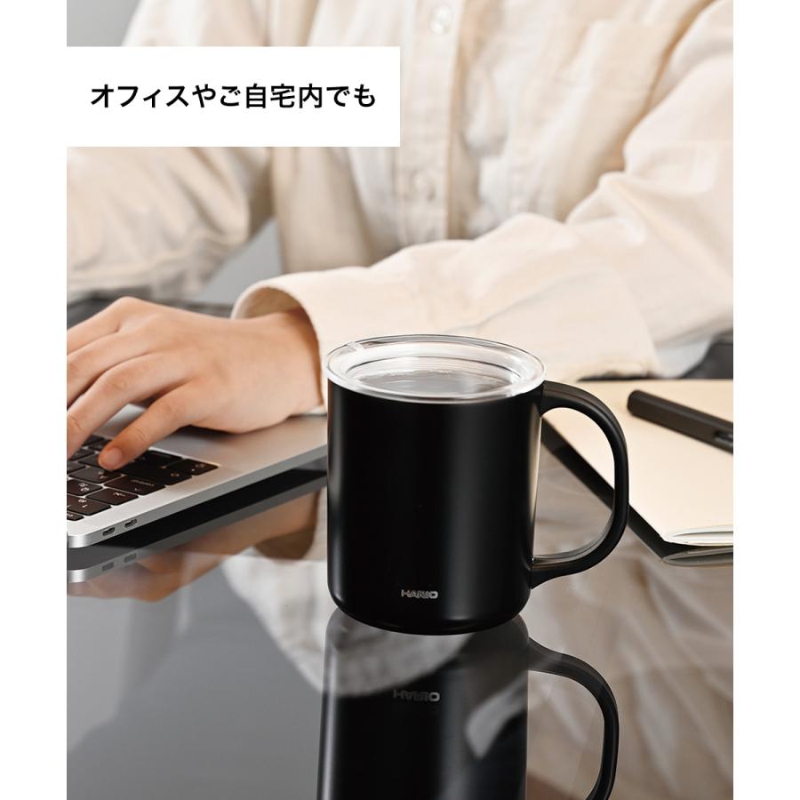 セラミックコーティング 真空二重保温マグ 350 | HARIO ハリオ CMG-350