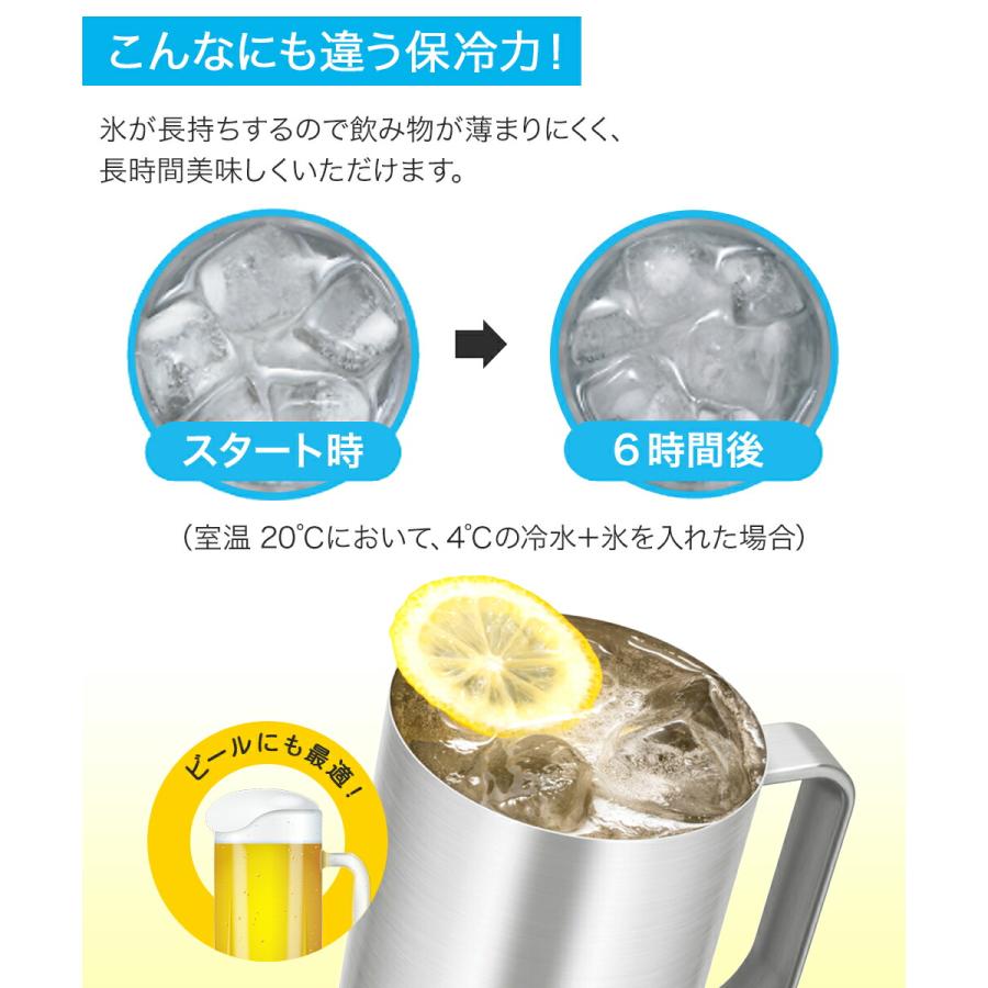 ビールジョッキ 720ml ステンレス 真空断熱 食洗機対応 サーモス JDK