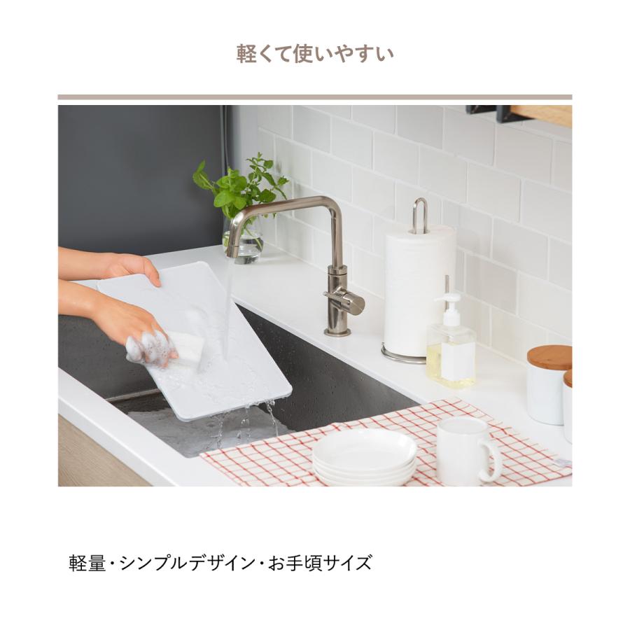 超軽いまな板M 4438 ホワイト 日本製 新輝合成 | まな板 まないた 抗菌まな板 抗菌 長方形 四角形 四角 カッティングボード カッティング 軽量 軽い 両面 |  | 03