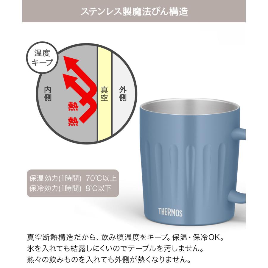 サーモス 真空断熱マグカップ 550ml JTA-550 | THERMOS 保温 保冷 ステンレス 魔法びん 構造 食洗機 対応 フタ付き 大容量 マグ カップ ふ |  | 02