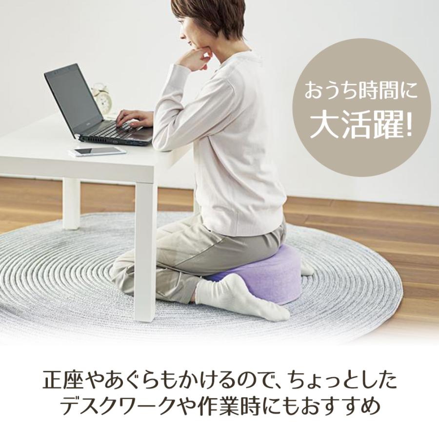 アグリ ラウンドクッション コジット | インテリア 馴染む 多目的クッション 正座 あぐら デスクワーク 作業時 ローテーブル テーブル ひじ置き 枕 丸型 多目的 |  | 02