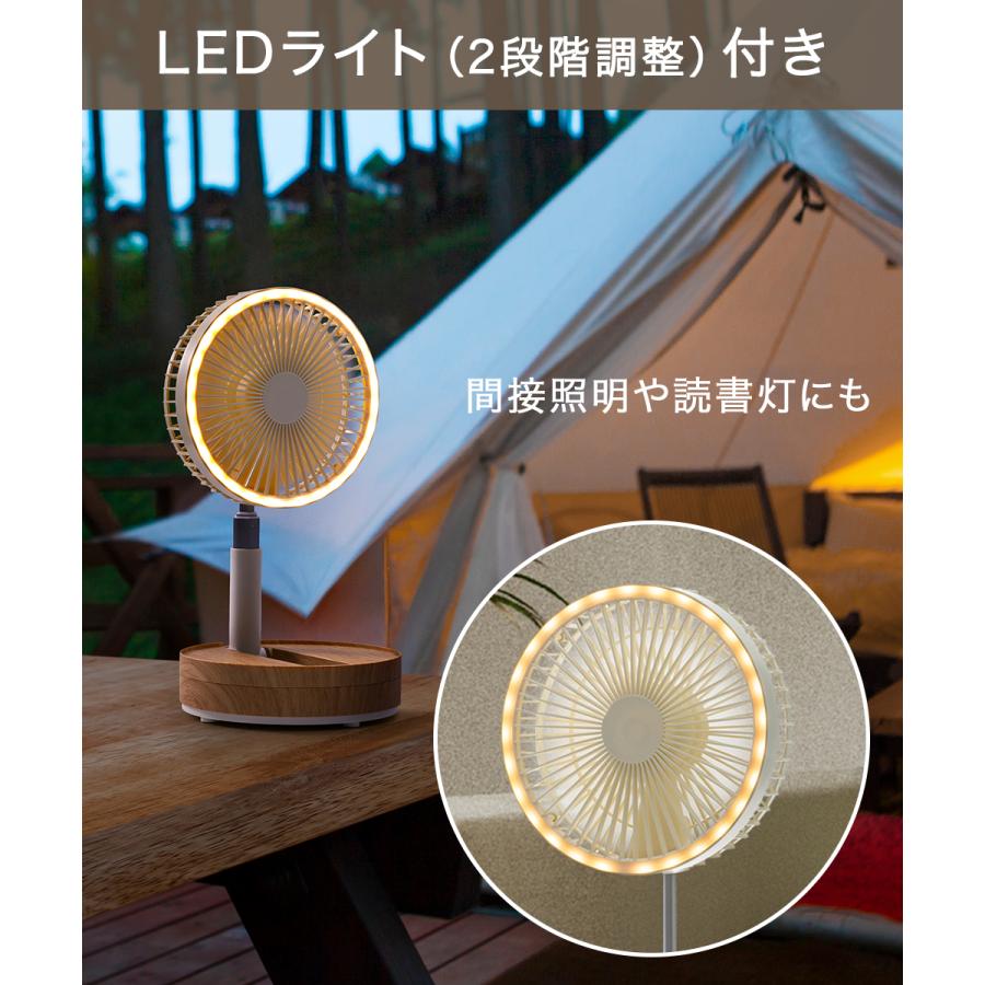 充電式 マルチフォールディングファン LF-T2504 スリーアップ