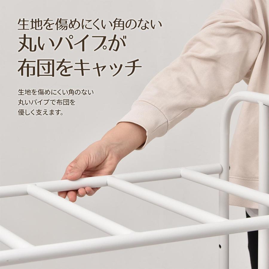 布団 収納 ラック ハイタイプ キャスター 付き 2段 ONRC0228 B.B