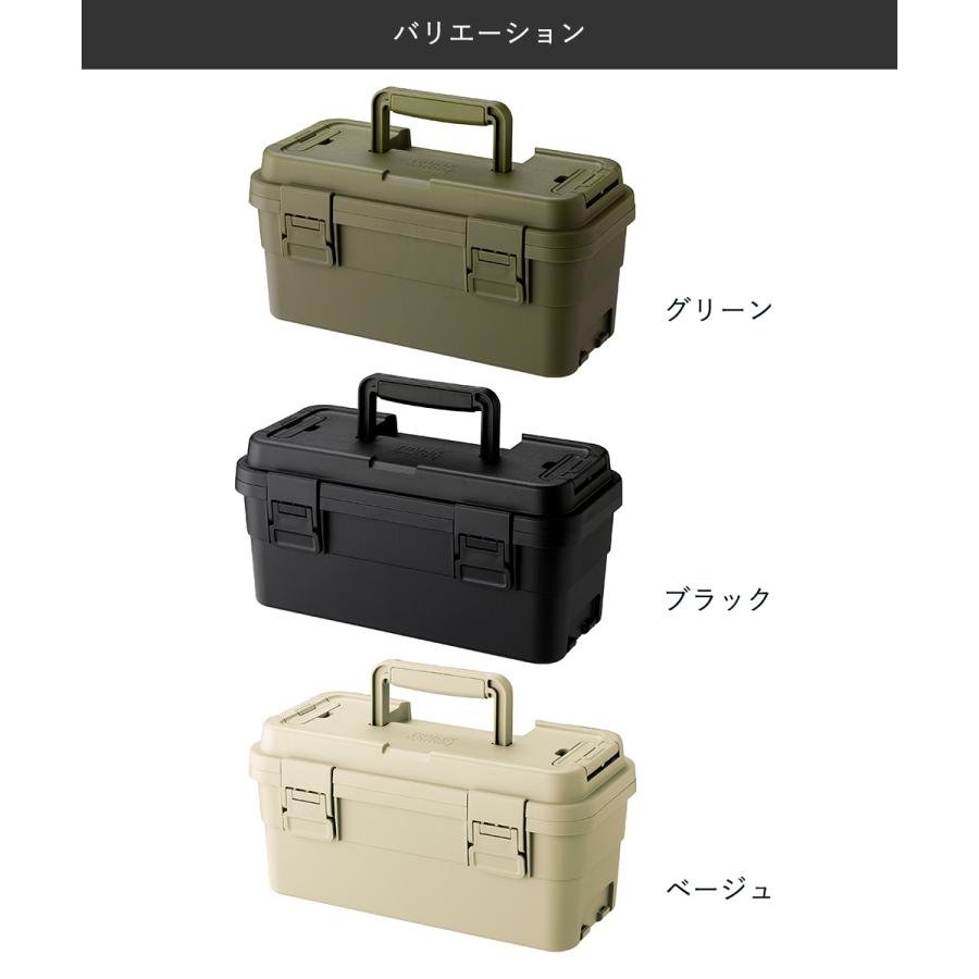トランクカーゴ スタックカーゴ S-6 6L 日本製 リス | 屋外 収納ケース