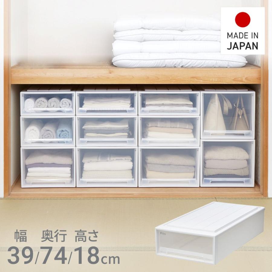 通販限定 2個セット 】天馬 収納ボックス フィッツケース 押入れ 幅39
