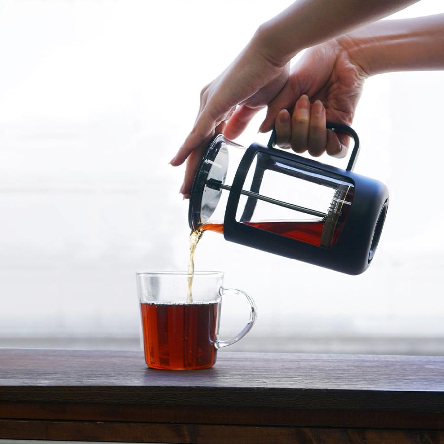 HARIO コーヒープレス 600ml 4杯用 日本製 カフェ プレス U ブラック