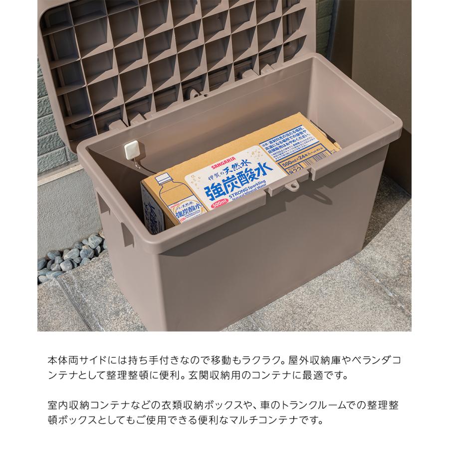 PES PST　宅配ボックス＋収納ボックス　グレー　2個セット ダークグレー 2p 宅配ボックス 1セット(2個) 平和工業 【通販モノタロウ】