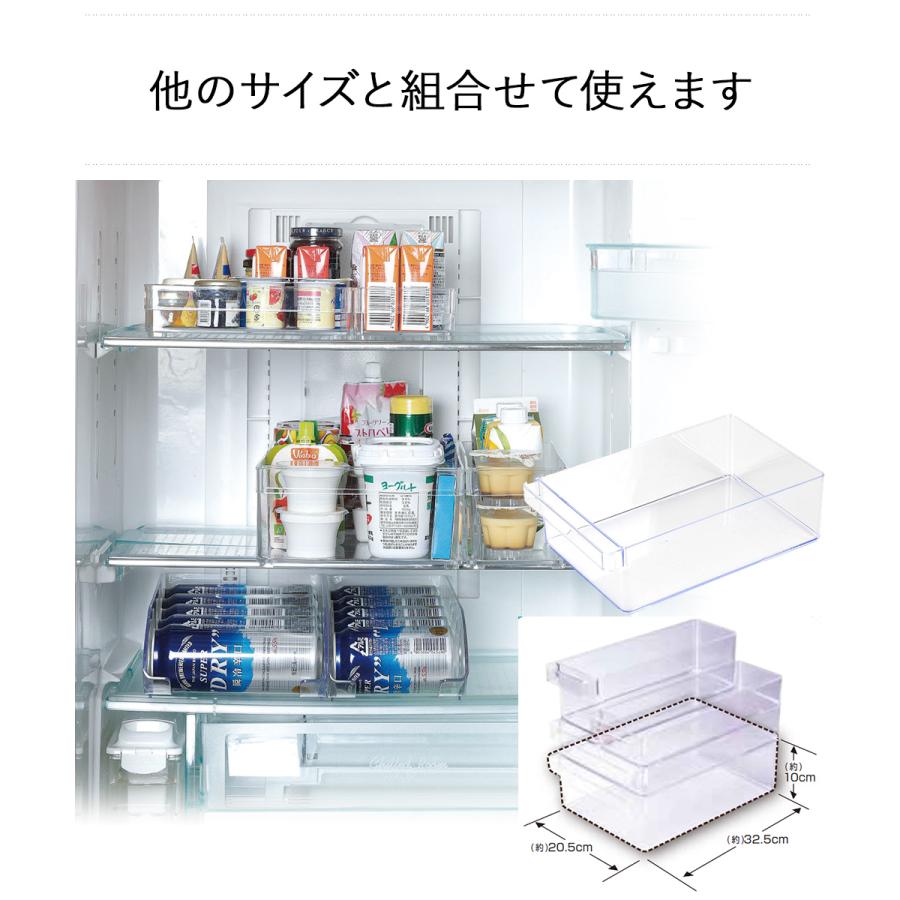 冷蔵室 トレー 深型 クリアブルー LD-212 ベストコ 日本製 | 冷蔵庫 