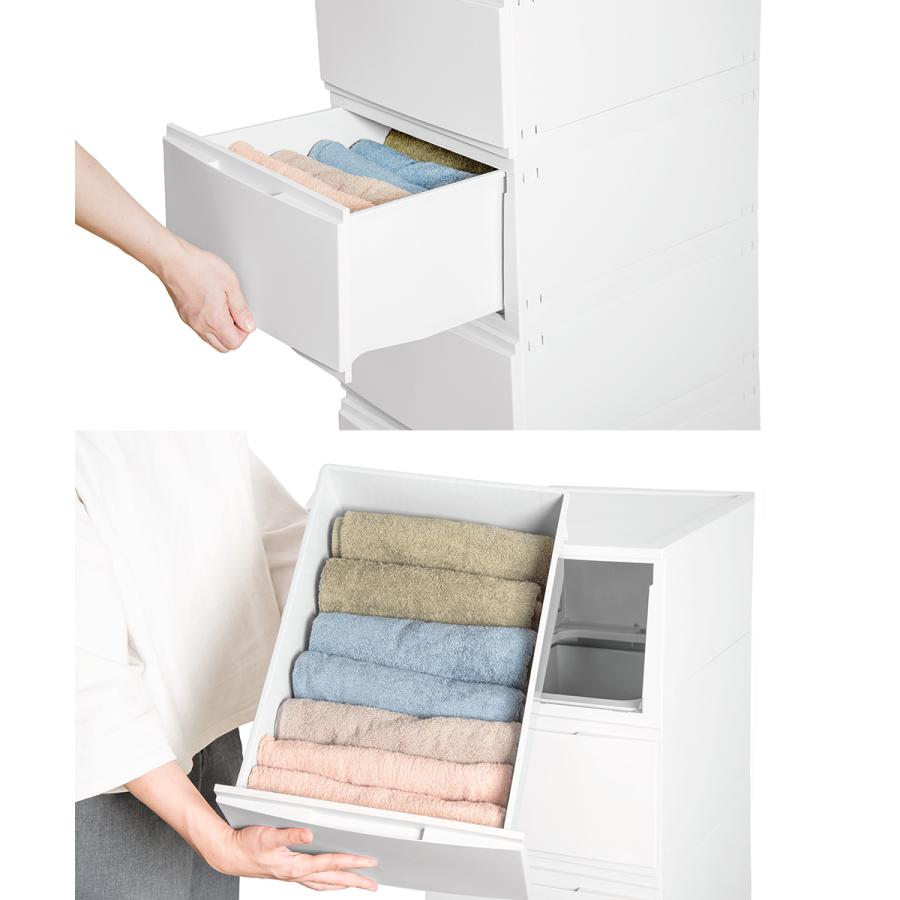 グリーンパル ウォールチェスト 4段 33×46.5×86cm キャスター付き 工具
