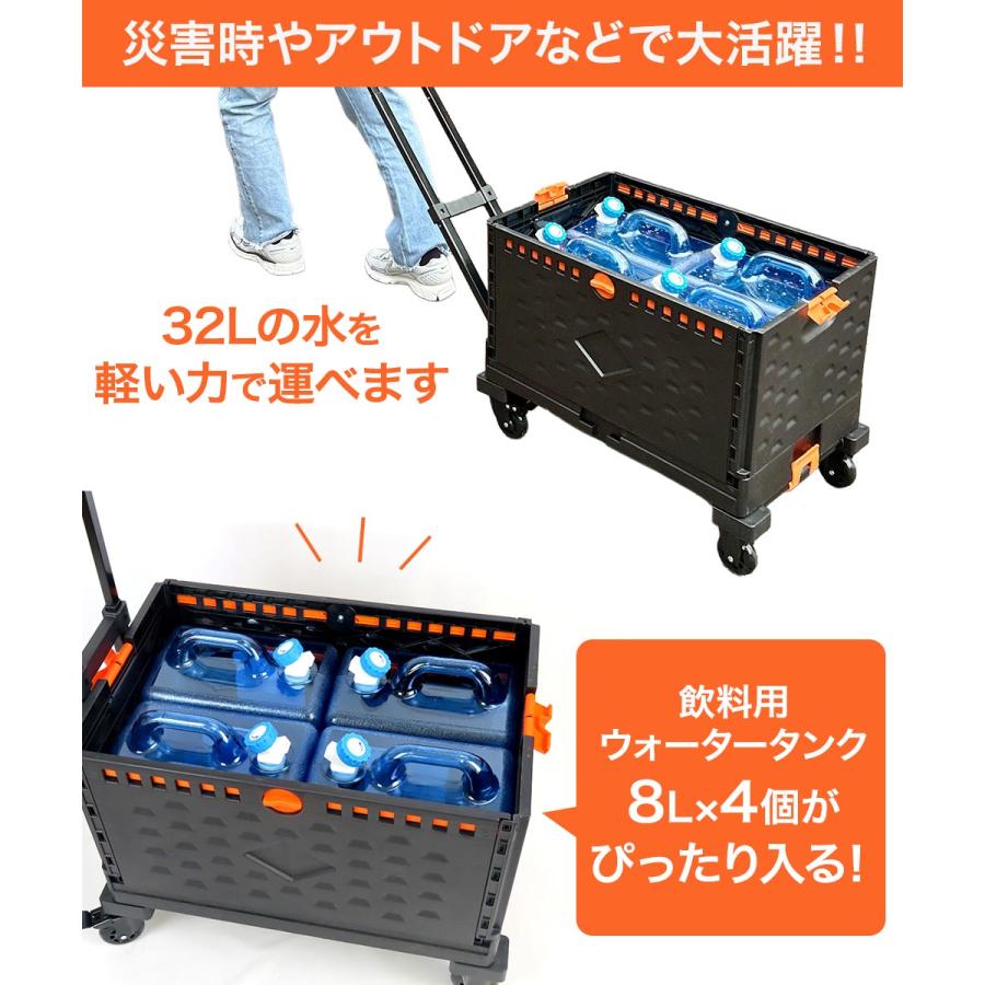 富士商 カート ウォータータンク F21646 felio | コンテナ コンテナ付