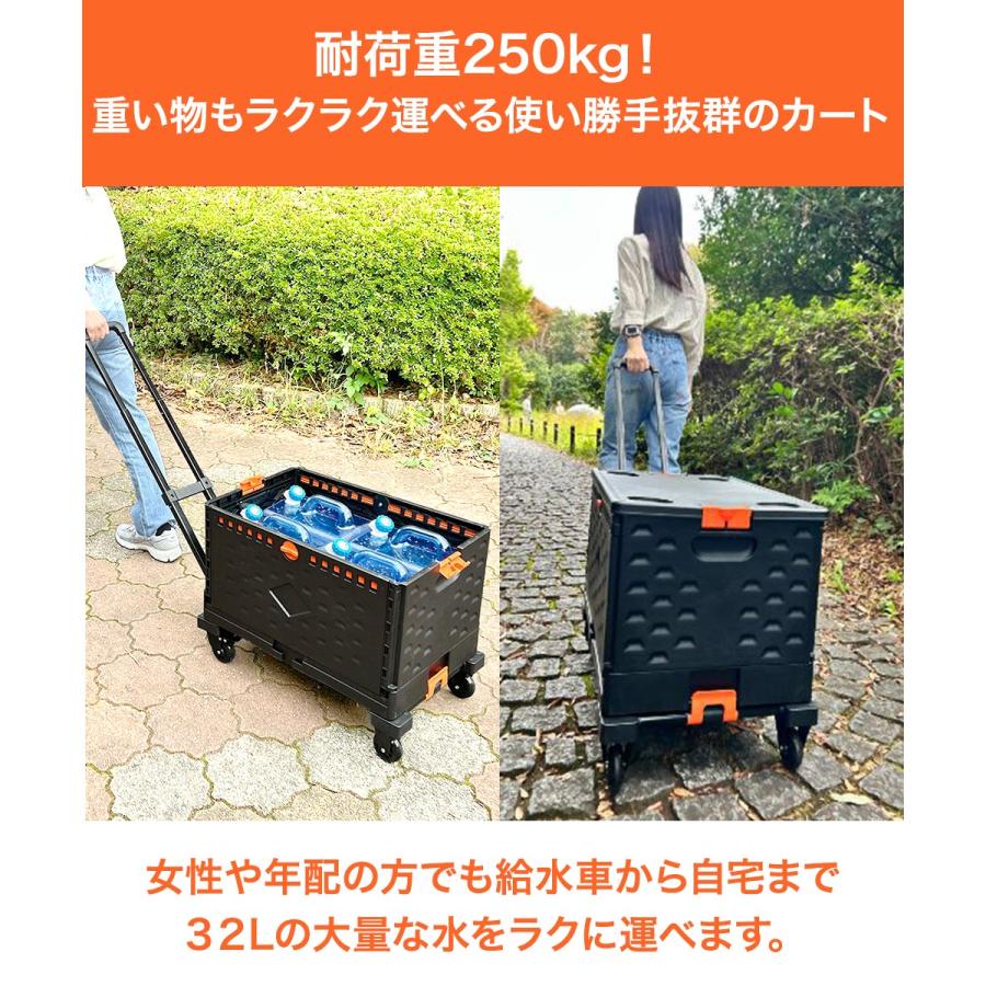 富士商 カート ウォータータンク F21646 felio | コンテナ コンテナ付