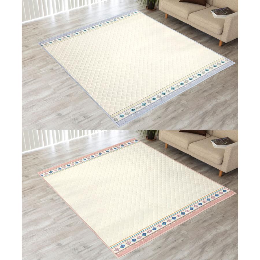 新品☆185×185cm♪日本製♪おしゃれなタフトラグ♪キリムデザイン〇B390 アウトレット ラグ キリム柄 エリフ 185×185cm 約2畳 | ラグマット