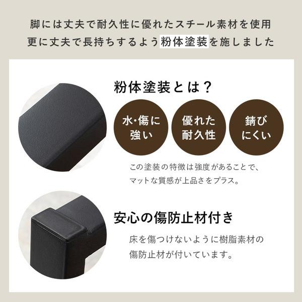 テーブル 折りたたみテーブル 90×50cm おしゃれ 木目調天板 折れ脚 センターテーブル 金属脚_14