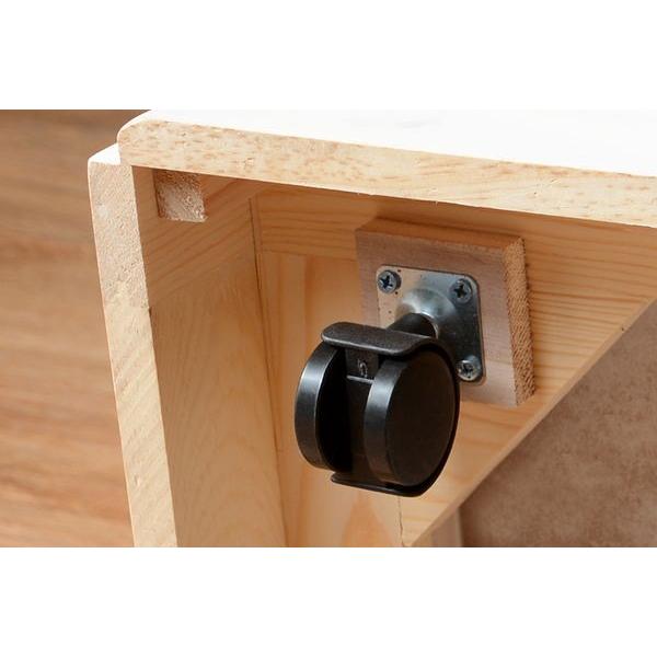 【展示品・新品・送料無料】天然木大容量ダストボックス（2分別）ペール２５リットル 楽天市場】キッチン2分別ダストボックス（25L×2個）【完成品